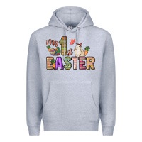 Heather Grey My 1st Easter Day Premium Hoodie - HowdyJamesFarm