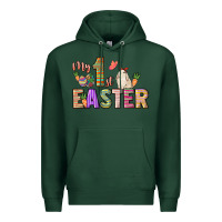 Sports Green My 1st Easter Day Premium Hoodie - HowdyJamesFarm