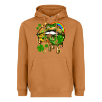 Meerkat St. Patrick's Day lips Heavyweight Hoodie - HowdyJamesFarm