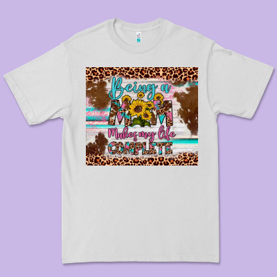 Being A Mom Makes My Life Complete Premium Tee Designed By Artiststas