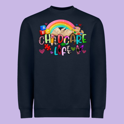 Childcare Life Heavyweight Sweatshirt Designed By Artiststas