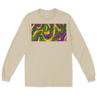 Mushroom Mardi gras colors with leopard Long Sleeve Tee - RanaPortraitStore