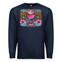 Navy mom fuel coffee cup Premium Sweatshirt - OliviaCreatesArt