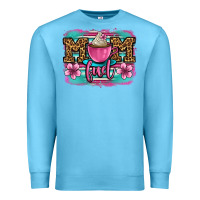 Ocean Blue mom fuel coffee cup Premium Sweatshirt - OliviaCreatesArt