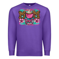 Purple mom fuel coffee cup Premium Sweatshirt - OliviaCreatesArt