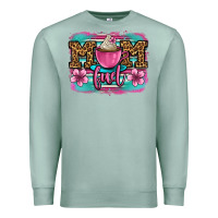Seafoam mom fuel coffee cup Premium Sweatshirt - OliviaCreatesArt