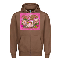 Chestnut pigs Zipper Hoodie - TumblerDesignByShophia