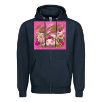 Navy pigs Zipper Hoodie - TumblerDesignByShophia