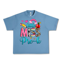 Pebble Blue little miss pre k Urban Heavy Tee - NancyCooperArtShop