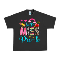 Pigment Black little miss pre k Urban Heavy Tee - NancyCooperArtShop