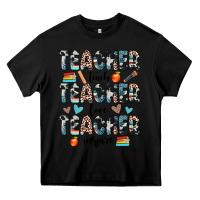 Black teacher teach love inspire Heavy Core Tee - JahusDesignShop