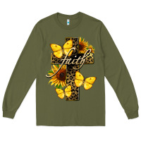 Army Green Western Faith Long Sleeve Tee - LillyAllenDesigns