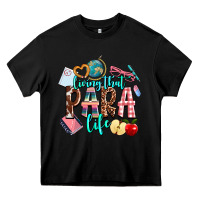 Black living that  para  life Heavy Core Tee - AdoDesignShop