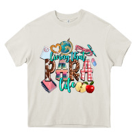 Cream living that  para  life Heavy Core Tee - AdoDesignShop