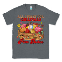 Charcoal Heather all i want for christmas is pan dulce Classic Tee - MaliasSmallBusiness