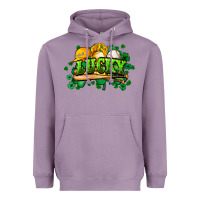Lavender St. Patrick's Day Baseball Heavyweight Hoodie - HowdyJamesFarm