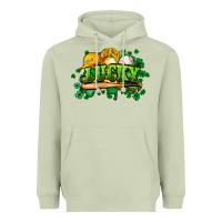 Matcha St. Patrick's Day Baseball Heavyweight Hoodie - HowdyJamesFarm