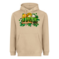Mushroom St. Patrick's Day Baseball Heavyweight Hoodie - HowdyJamesFarm