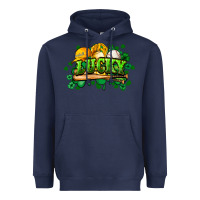 Navy St. Patrick's Day Baseball Heavyweight Hoodie - HowdyJamesFarm