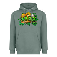 Sage St. Patrick's Day Baseball Heavyweight Hoodie - HowdyJamesFarm