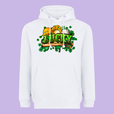 St. Patrick's Day Baseball Heavyweight Hoodie Designed By Howdyjamesfarm