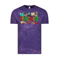 Cloud Purple teacher life Vintage Tee - MaliasSmallBusiness