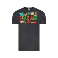 Vintage Black teacher life Vintage Tee - MaliasSmallBusiness