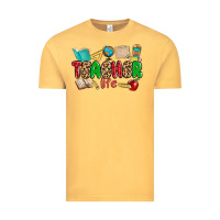 Vintage Mustard teacher life Vintage Tee - MaliasSmallBusiness