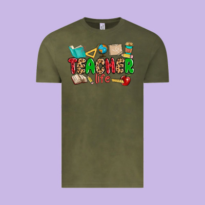 Teacher Life Vintage Tee Designed By Maliassmallbusiness