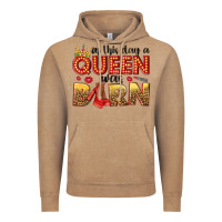 Vintage Coffee on this day a queen was born Vintage Hoodie - NancyCooperArtShop