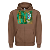 Chestnut laboratory technician Zipper Hoodie - TumblerDesignByShophia