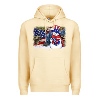Pina Colada Patriotic snowman background 4th of july Premium Hoodie - HowdyJamesFarm