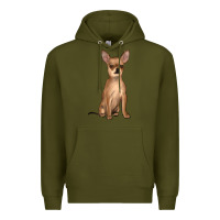 Army Green chihuahua Premium Hoodie - JahusDesignShop