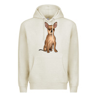 Oatmeal Heather chihuahua Premium Hoodie - JahusDesignShop