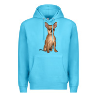 Ocean Blue chihuahua Premium Hoodie - JahusDesignShop