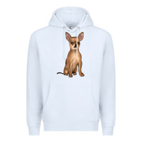 White chihuahua Premium Hoodie - JahusDesignShop
