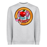 Heather Grey 100 days of school Heavyweight Sweatshirt - Artiststas