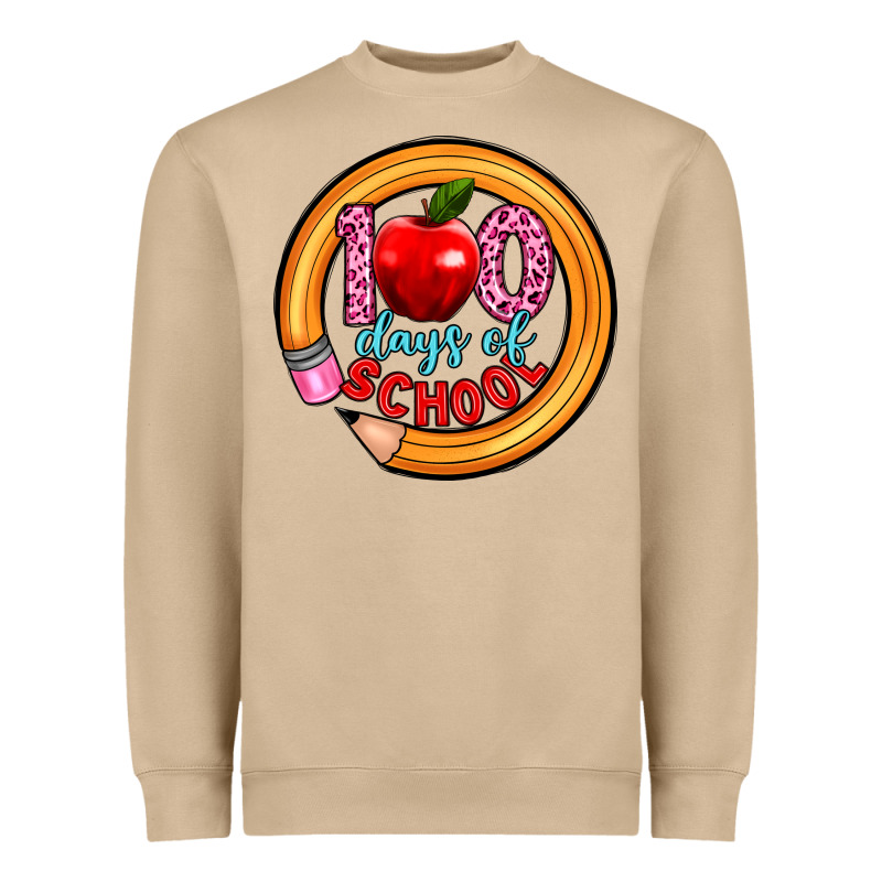 100 Days Of School Heavyweight Sweatshirt by Artiststas | Teevron
