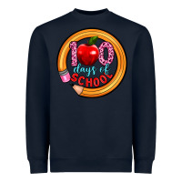 Navy 100 days of school Heavyweight Sweatshirt - Artiststas