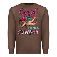 Chestnut cupid find me a cowboy Premium Sweatshirt - OliviaCreatesArt