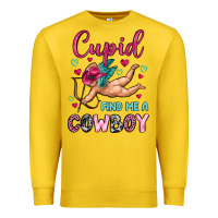 Lemon cupid find me a cowboy Premium Sweatshirt - OliviaCreatesArt