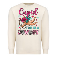 Sandshell cupid find me a cowboy Premium Sweatshirt - OliviaCreatesArt