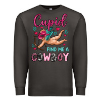 Smoke cupid find me a cowboy Premium Sweatshirt - OliviaCreatesArt