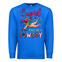 True Royal cupid find me a cowboy Premium Sweatshirt - OliviaCreatesArt
