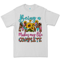 Dove Grey being a mom makes my life complete Premium Tee - Artiststas