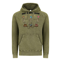Vintage Olive boot scctin' boogie Vintage Hoodie - MaliasSmallBusiness