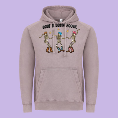 Boot Scctin' Boogie Vintage Hoodie Designed By Maliassmallbusiness