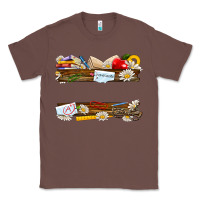 Chestnut floral teacher custom name Classic Tee - NancyCooperArtShop