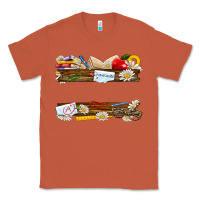 Copper floral teacher custom name Classic Tee - NancyCooperArtShop