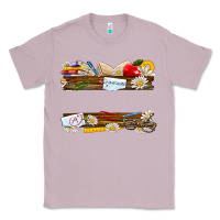 Lilac floral teacher custom name Classic Tee - NancyCooperArtShop